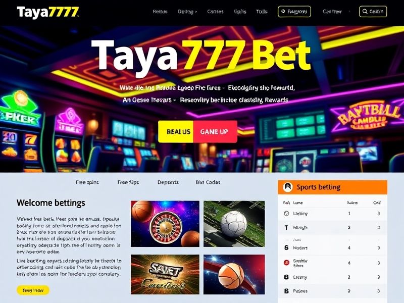 Discover the ultimate online gambling destination at taya777 bet.com. Play popular casino games, enjoy sports betting, and unwind with live dealers in a secure and exciting environment.